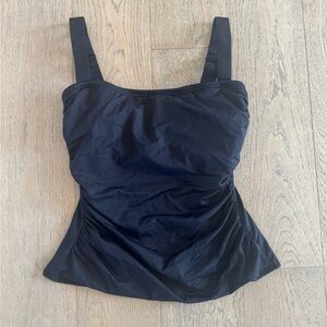 Carmen Marc Valvo Black Swimwear